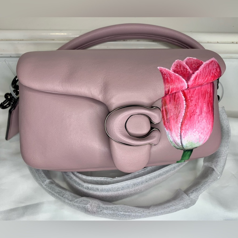 COACH Pillow Tabby 18 Ice purple customized